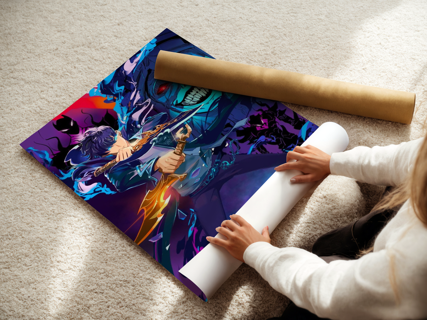 Solo Leveling "Iconic" Poster Print Wall Art Poster