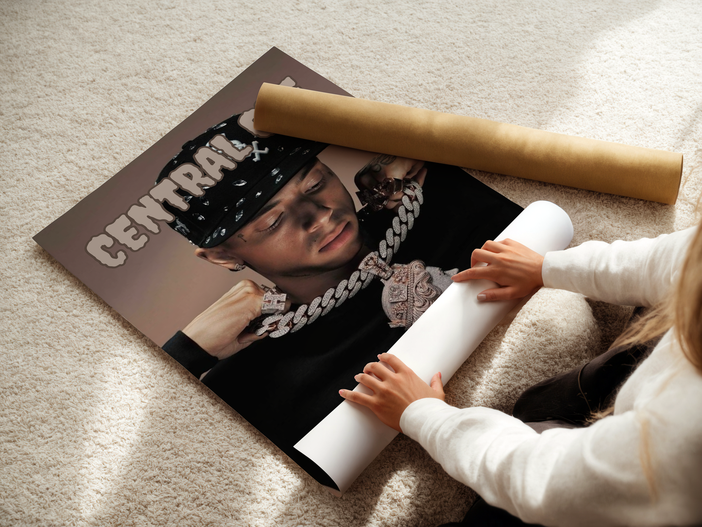 Central Cee "Iconic" Poster Print Wall Art Poster
