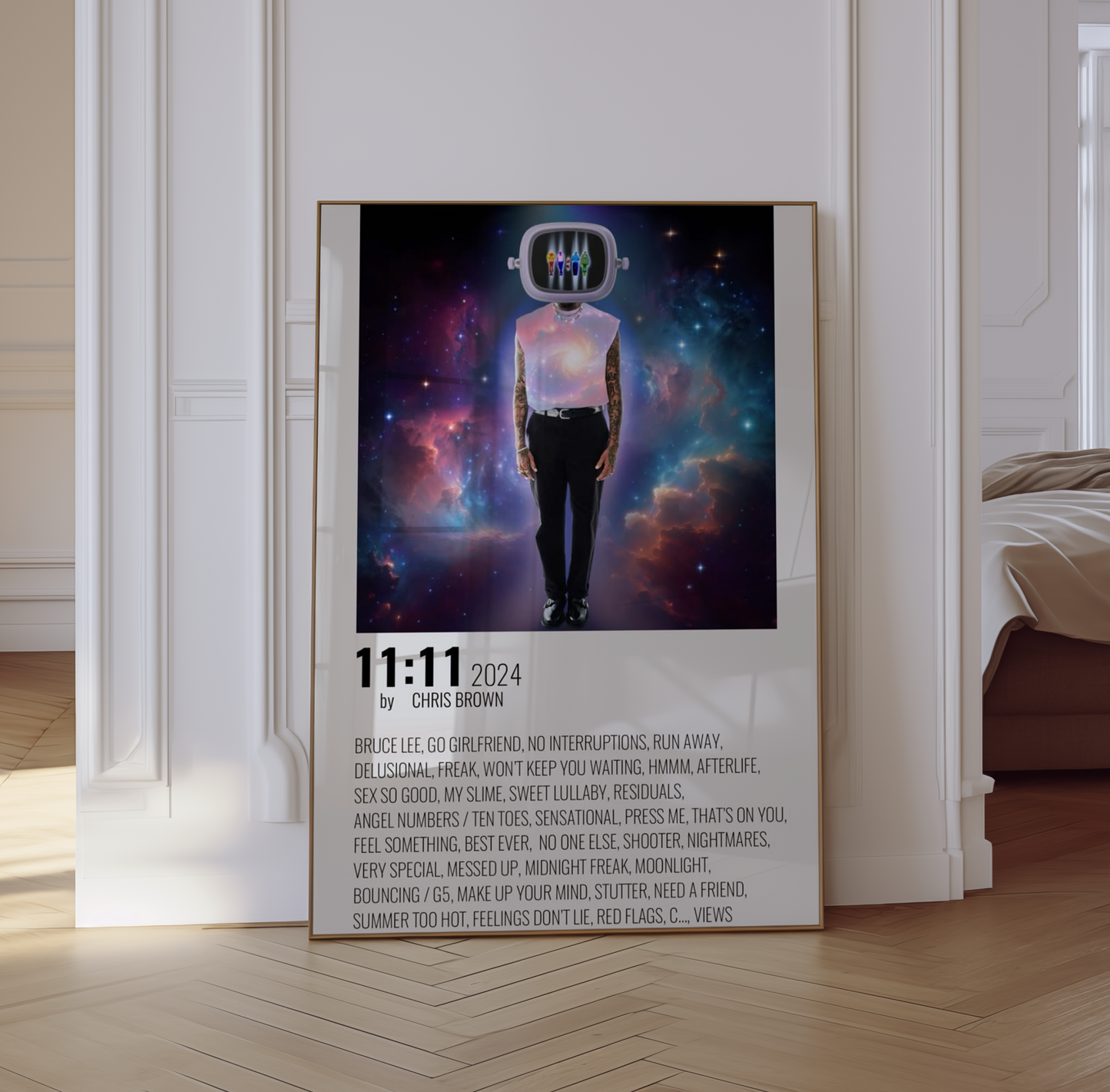 Chris Brown "11:11" Poster Print Wall Art Poster