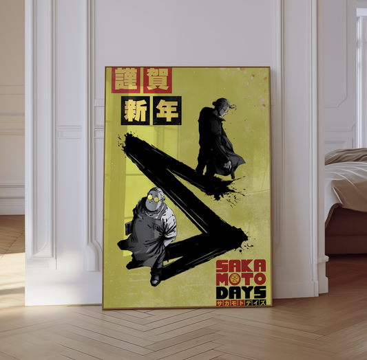 Sakamoto Days Poster Print Wall Art Poster