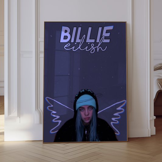 Billie Eilish "Angel" Poster Print Wall Art Poster