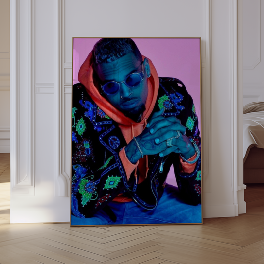 Chris Brown Poster Print Wall Art Poster