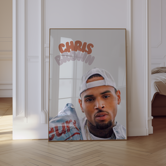 Chris Brown "Portrait" Poster Print Wall Art Poster