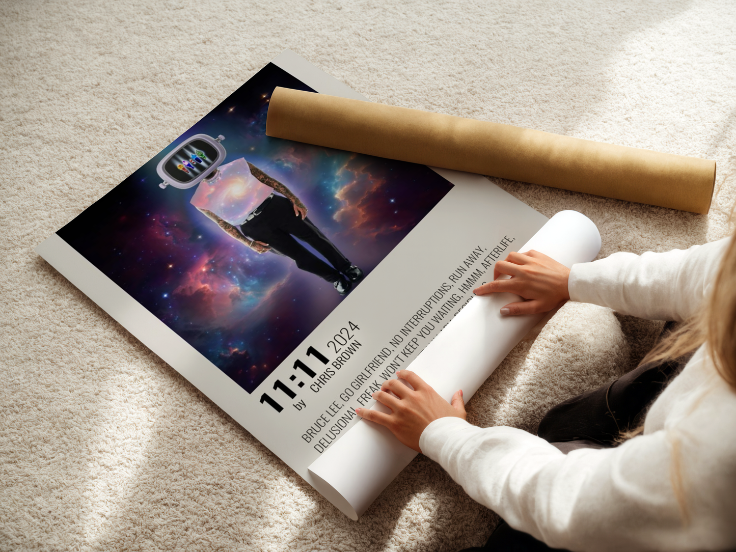 Chris Brown "11:11" Poster Print Wall Art Poster